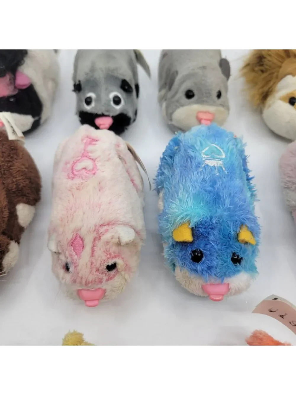 Zhu Zhu Pets Robotic Hamster Lot Cepia 14 Piece Mixed Colors Tested & WORKS
